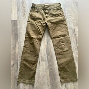 Orvis 5 pocket pants - Olive green 34 x 32